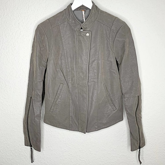 Free People Cool & Clean Jacket in Grey - Picture 2 of 5